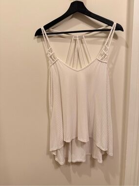 Cream Strappy Swing Cami
